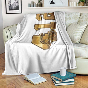 Vintage Pittsburgh City Skyline Crest Throw Blanket Game Day Fan Pride