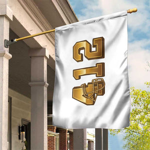 Vintage Pittsburgh City Skyline Crest Garden Flag Game Day Fan Pride