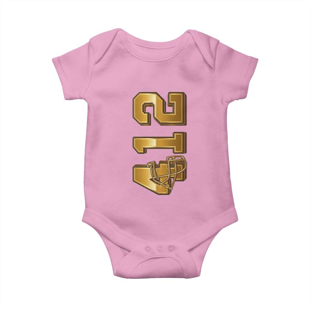 Vintage Pittsburgh City Skyline Crest Baby Onesie Game Day Fan Pride