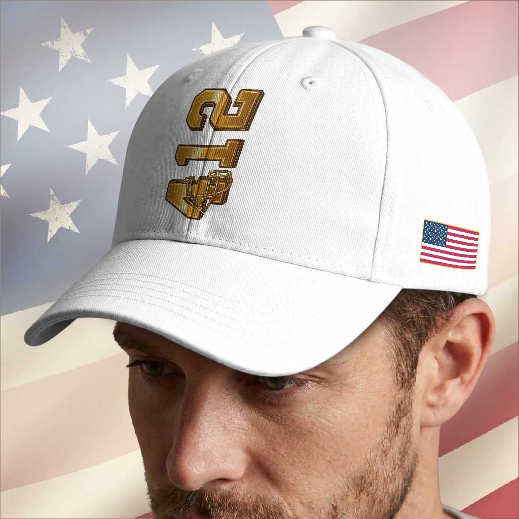 Vintage Pittsburgh City Skyline Crest Baseball Cap Game Day Fan Pride