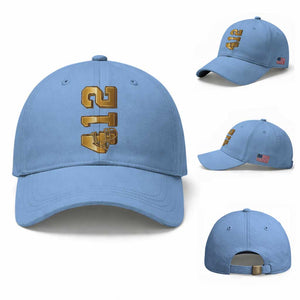 Vintage Pittsburgh City Skyline Crest Baseball Cap Game Day Fan Pride