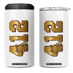 Vintage Pittsburgh City Skyline Crest 4 in 1 Can Cooler Tumbler Game Day Fan Pride