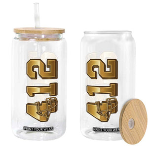 Vintage Pittsburgh City Skyline Crest Glass Can Game Day Fan Pride