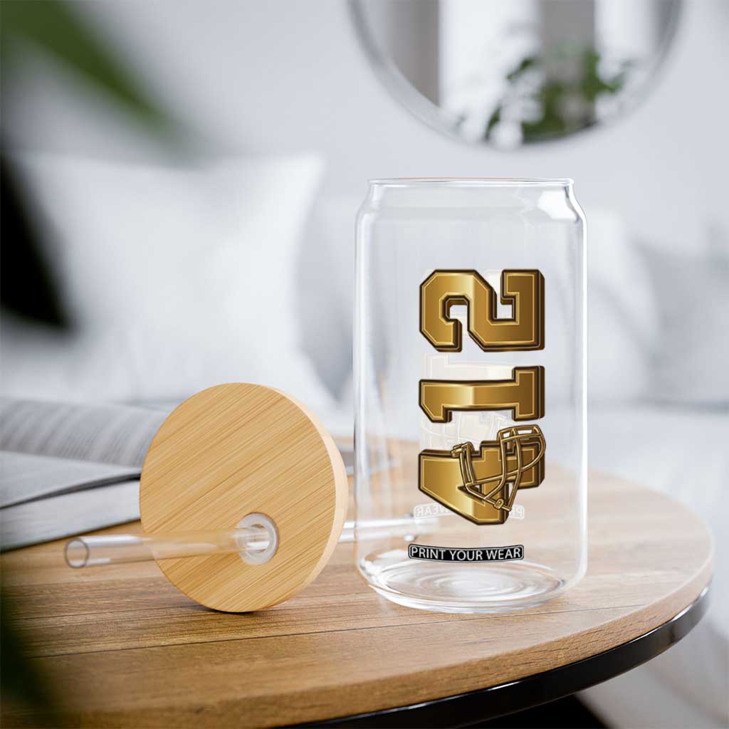 Vintage Pittsburgh City Skyline Crest Glass Can Game Day Fan Pride