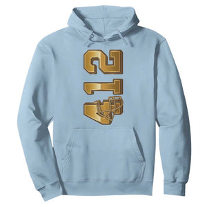 Vintage Pittsburgh City Skyline Crest Hoodie Game Day Fan Pride