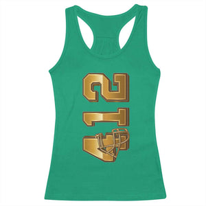Vintage Pittsburgh City Skyline Crest Racerback Tank Top Game Day Fan Pride