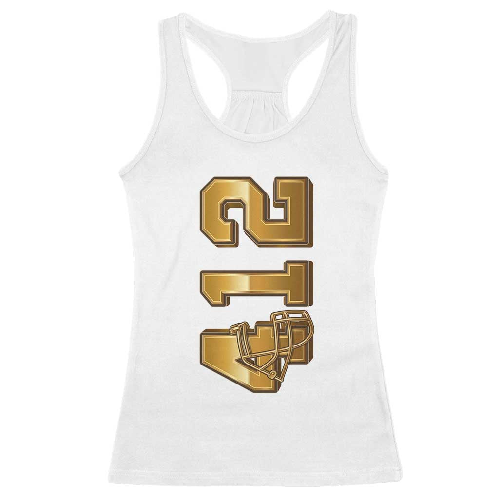 Vintage Pittsburgh City Skyline Crest Racerback Tank Top Game Day Fan Pride