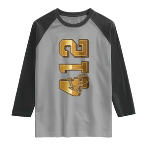 Vintage Pittsburgh City Skyline Crest Raglan Shirt Game Day Fan Pride