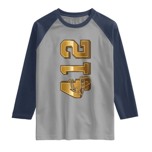 Vintage Pittsburgh City Skyline Crest Raglan Shirt Game Day Fan Pride