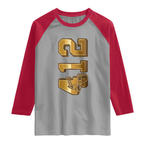 Vintage Pittsburgh City Skyline Crest Raglan Shirt Game Day Fan Pride