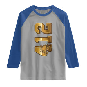 Vintage Pittsburgh City Skyline Crest Raglan Shirt Game Day Fan Pride