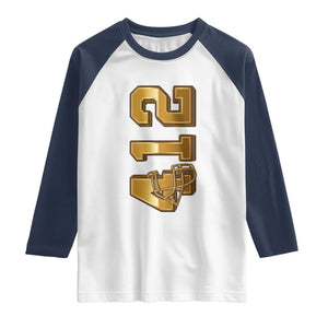 Vintage Pittsburgh City Skyline Crest Raglan Shirt Game Day Fan Pride