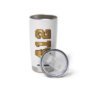 Vintage Pittsburgh City Skyline Crest Tumbler Cup Game Day Fan Pride