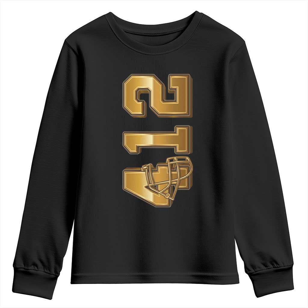 Vintage Pittsburgh City Skyline Crest Youth Sweatshirt Game Day Fan Pride