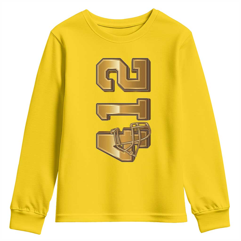 Vintage Pittsburgh City Skyline Crest Youth Sweatshirt Game Day Fan Pride