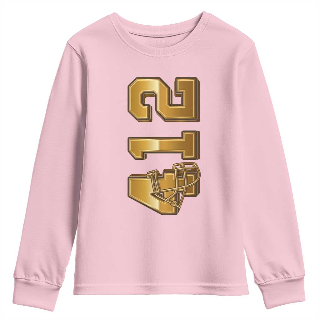 Vintage Pittsburgh City Skyline Crest Youth Sweatshirt Game Day Fan Pride