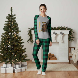 Vintage Black And Gold Rattlesnake Plaid Pajama Set Pittsburgh Sports Fan
