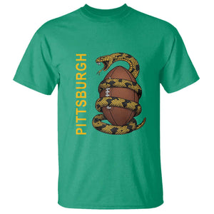 Vintage Black And Gold Rattlesnake T Shirt Pittsburgh Sports Fan