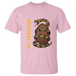 Vintage Black And Gold Rattlesnake T Shirt Pittsburgh Sports Fan