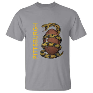 Vintage Black And Gold Rattlesnake T Shirt Pittsburgh Sports Fan