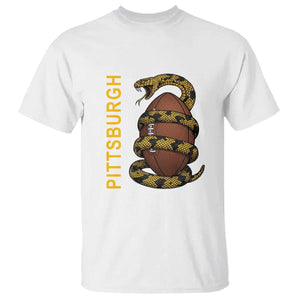 Vintage Black And Gold Rattlesnake T Shirt Pittsburgh Sports Fan