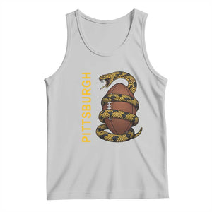 Vintage Black And Gold Rattlesnake Tank Top Pittsburgh Sports Fan
