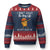 Funny Chicken Nug Life Ugly Christmas Sweater The Nug Life Chose Me TS12 Navy Red Print Your Wear