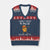 Funny Chicken Nug Life V-Neck Knit Sweater Vest The Nug Life Chose Me TS12 Navy Red Print Your Wear