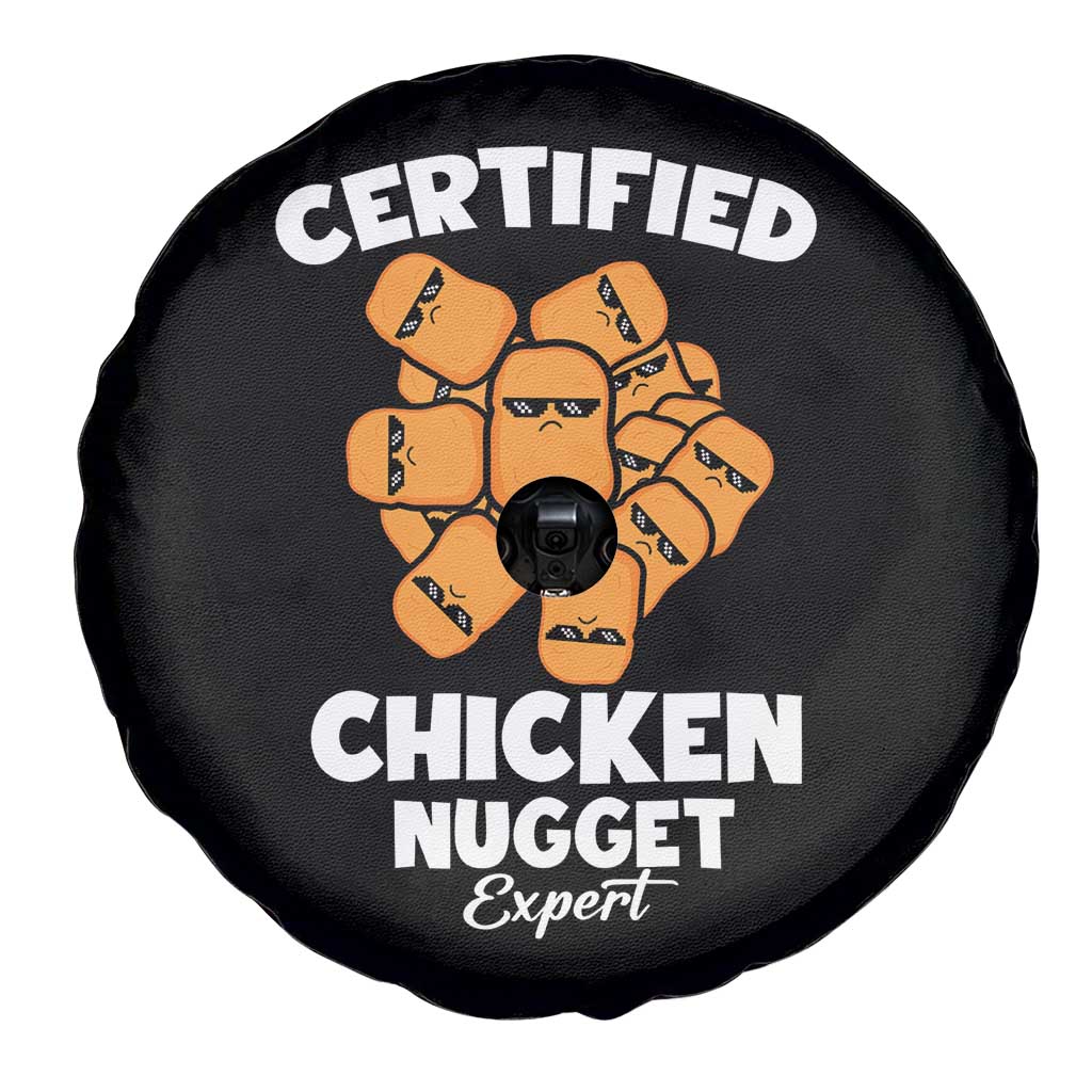 Funny Food Lover Gift Spare Tire Cover Certified Chicken Nugget Expert TS12 Print Your Wear