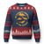 My Favorite Dinosaur Is The Nugget Ugly Christmas Sweater Funny Food Lover Gift TS12 Navy Red Print Your Wear