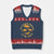 My Favorite Dinosaur Is The Nugget V-Neck Knit Sweater Vest Funny Food Lover Gift TS12 Navy Red Print Your Wear