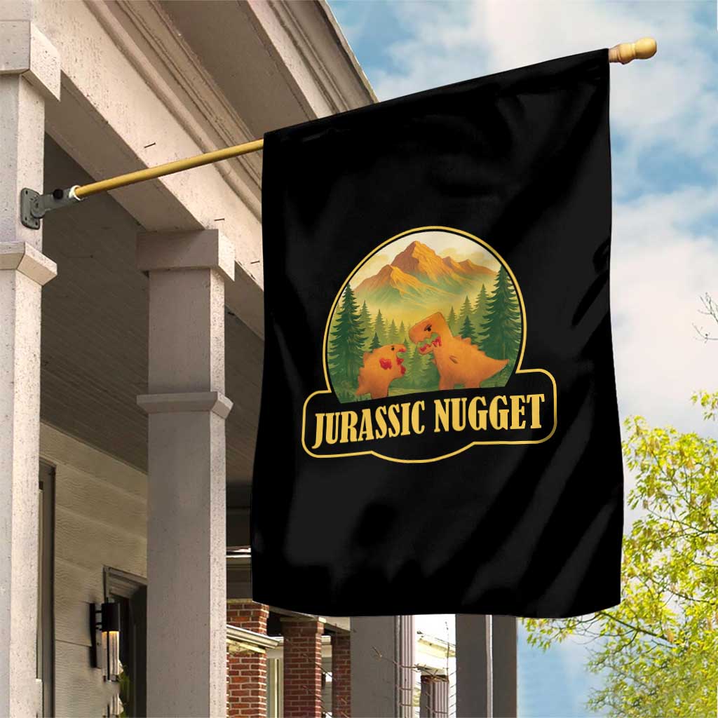 Jurassic Nugget World Dino Garden Flag Nugget Lover Gift TS12 Print Your Wear
