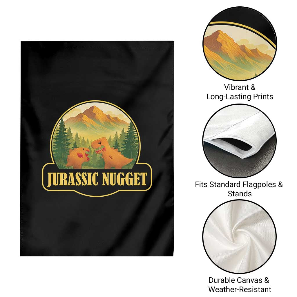 Jurassic Nugget World Dino Garden Flag Nugget Lover Gift TS12 Print Your Wear