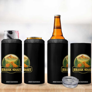 Jurassic Nugget World Dino 4 in 1 Can Cooler Tumbler Nugget Lover Gift TS12 Print Your Wear