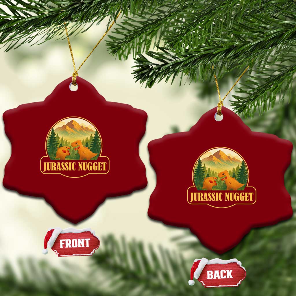 Jurassic Nugget World Dino Ceramic Ornament Nugget Lover Gift TS12 Print Your Wear