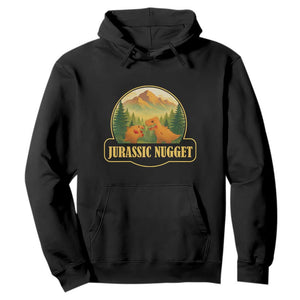 Jurassic Nugget World Dino Hoodie Nugget Lover Gift TS12 Black Print Your Wear