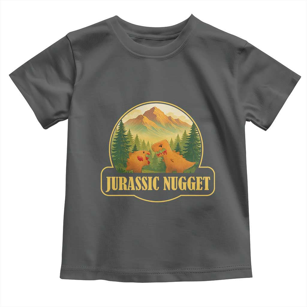 Jurassic Nugget World Dino Toddler T Shirt Nugget Lover Gift TS12 Dark Heather Print Your Wear