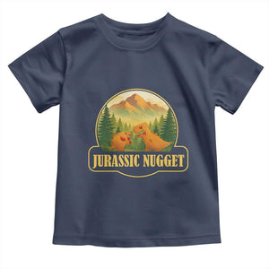 Jurassic Nugget World Dino Toddler T Shirt Nugget Lover Gift TS12 Navy Print Your Wear