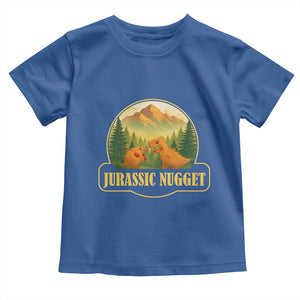 Jurassic Nugget World Dino Toddler T Shirt Nugget Lover Gift TS12 Royal Blue Print Your Wear