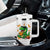 Funny Dinosaur Eating Chicken Nuggets Tumbler With Handle Food Lover Gift TS12 Print Your Wear