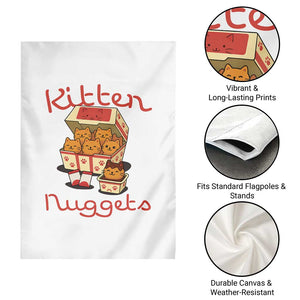 Kitten Nuggets Garden Flag Funny Cat Lover Gift TS12 Print Your Wear