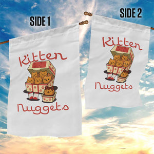 Kitten Nuggets Garden Flag Funny Cat Lover Gift TS12 Print Your Wear