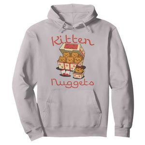 Kitten Nuggets Hoodie Funny Cat Lover Gift TS12 Ice Gray Print Your Wear