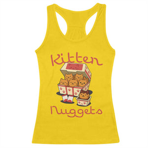 Kitten Nuggets Racerback Tank Top Funny Cat Lover Gift TS12 Daisy Print Your Wear
