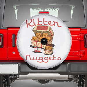 Kitten Nuggets Spare Tire Cover Funny Cat Lover Gift TS12 White Print Your Wear