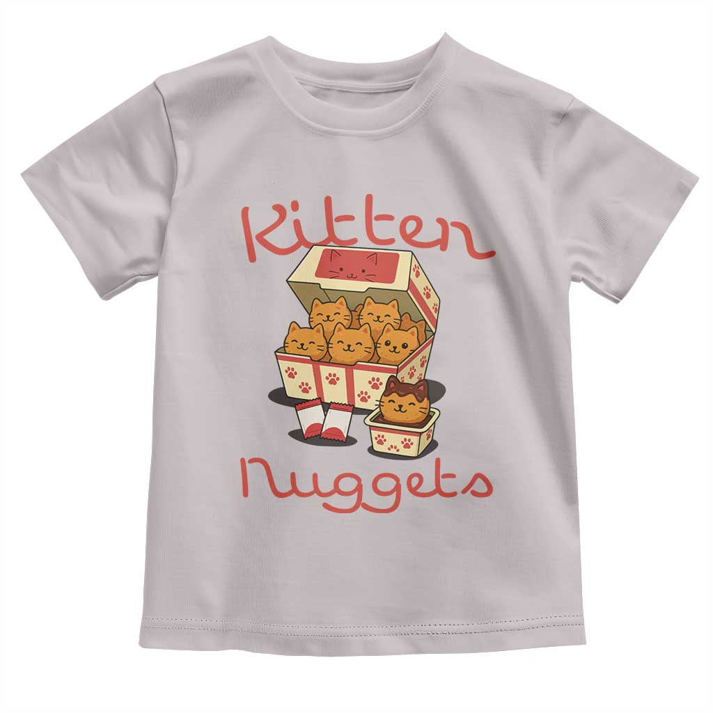 Kitten Nuggets Toddler T Shirt Funny Cat Lover Gift TS12 Ice Gray Print Your Wear