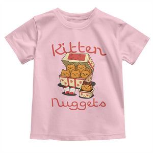 Kitten Nuggets Toddler T Shirt Funny Cat Lover Gift TS12 Light Pink Print Your Wear