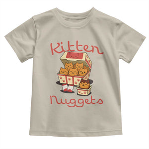 Kitten Nuggets Toddler T Shirt Funny Cat Lover Gift TS12 Sand Print Your Wear