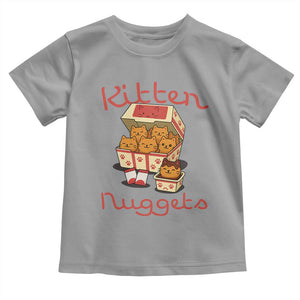Kitten Nuggets Toddler T Shirt Funny Cat Lover Gift TS12 Sport Gray Print Your Wear