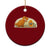 Dino Nuggets Chasing Cat Ceramic Ornament Funny Nugget Lover Gift TS12 1pc Red Print Your Wear